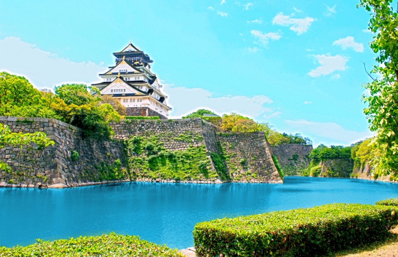 大阪城画像レタッチ